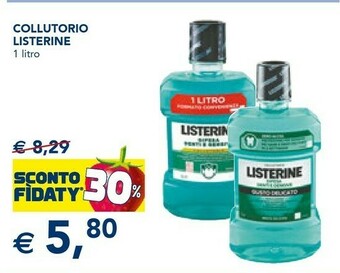 Esselunga Listerine Mentol 2x1000ml offerta