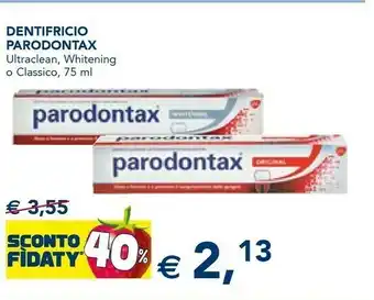 Esselunga Parodontax Dentifricio Ultraclean offerta
