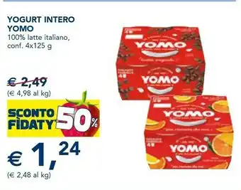 Esselunga Yomo Go 100% Naturale Yogurt E Caffè 125 G(ml) offerta