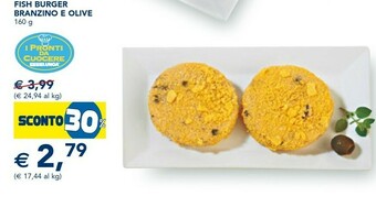 Esselunga Esselunga Fish Burger Branzino E Olive offerta