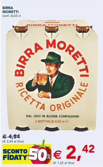 Esselunga Birra Moretti - Birra Moretti 330 G(ml) offerta