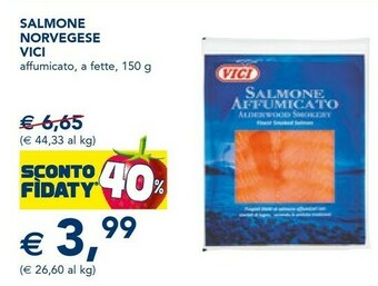 Esselunga Vici Salmone Affumicato 150 G(ml) offerta