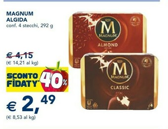 Esselunga Algida Magnum Almond offerta