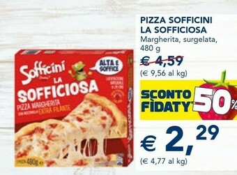 Esselunga Findus La Sofficiosa Pizza Margherita 480 G(ml) offerta