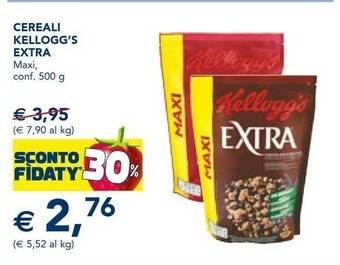 Esselunga Kellogg's - Extra Fruit Maxi Formato 500 G(ml) offerta