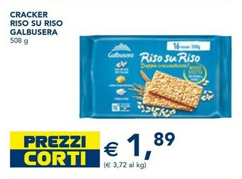 Esselunga Galbusera Cracker Riso Su Riso offerta