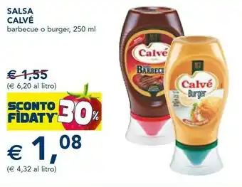 Esselunga Calvè Salsa Barbecue 250 G(ml) offerta