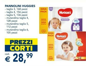 Esselunga Huggies Pannolini offerta