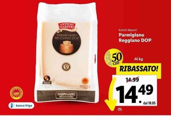 Lidl Antichi Maestri Parmigiano Reggiano DOP offerta