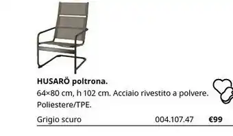 IKEA Husarò Poltrona offerta