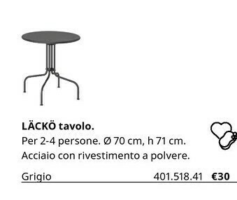 IKEA Làckò Tavolo offerta