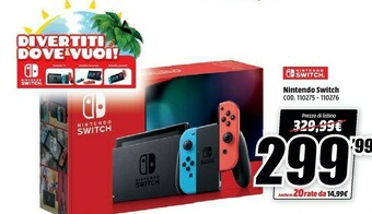 MediaWorld Nintendo Switch offerta