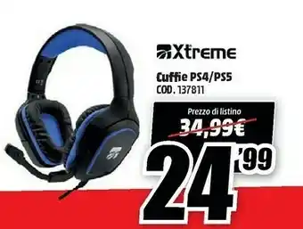 MediaWorld Extreme Cuffie offerta