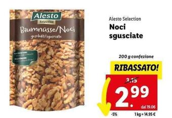 Lidl Alesto Selection Noci sgusciate 200 g offerta