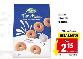 Lidl Realforno Fior di panna 700 g offerta