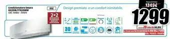MediaWorld Daikin FTXJ35MS/RXJ35M Condizionatore Fisso Climatizzatore Split System Argento, Bianco offerta