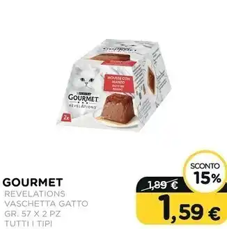 Purina gourmet revelations vaschetta gatto gr. 57x2pz tutti i tipi