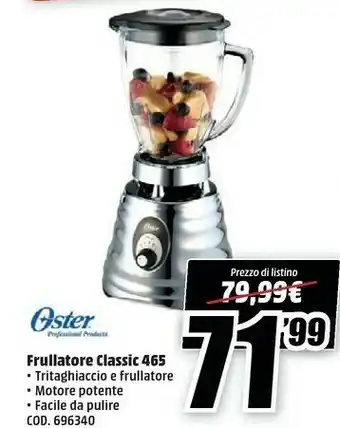 MediaWorld Oster Frullatore Classic 465 offerta