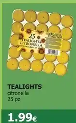 Tigotà Tealights citronella offerta