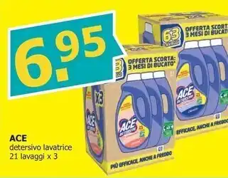 Tigotà Ace detersivo lavatrice offerta