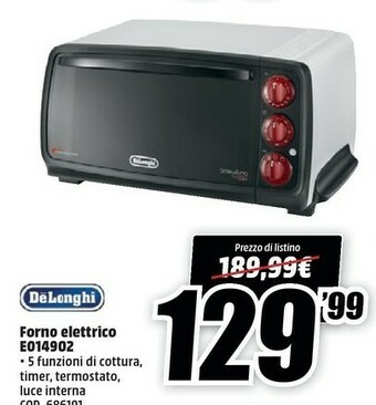 MediaWorld Forno elettrico offerta