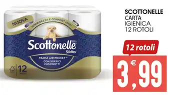 SpesAmica SCOTTONELLE CARTA IGIENICA 12 ROTOLI offerta