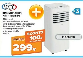 Expert Argo Condizionatore Portatile Iside offerta