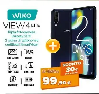 Expert Wiko VIEW 4 LITE offerta