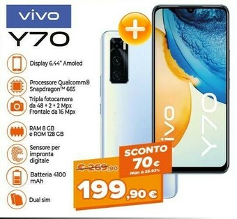 Expert Vivo Y70 offerta