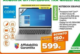 Expert Lenovo Notebook Ideapad 5 offerta