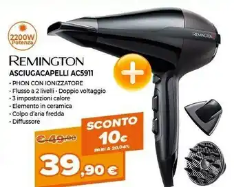 Expert Remington Asciugacapelli AC5911 offerta