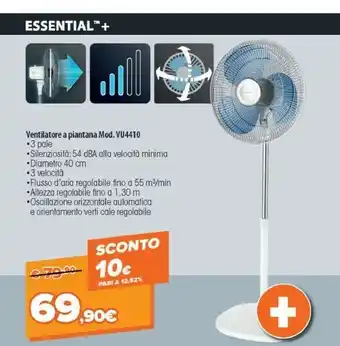 Expert Rowenta VU4410 Essential+ Bianco offerta