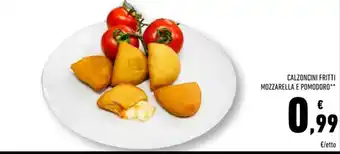Conad Superstore CALZONCINI FRITTI MOZZARELLA E POMODORO** offerta