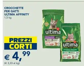 Esselunga Ultima Affinity Crocchette Per Gatti offerta