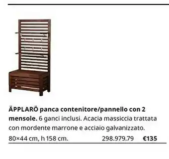 IKEA Applaro Panca Contenitore offerta
