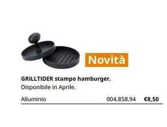 IKEA Grilltider Stampo Hamburger offerta