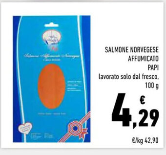 SALMONE NORVEGESE AFFUMICATO PAPI 100 g
