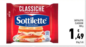 Conad Superstore SOTTILETTE CLASSICHE 200 g offerta