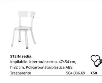 IKEA Ikea Stein Sedia offerta