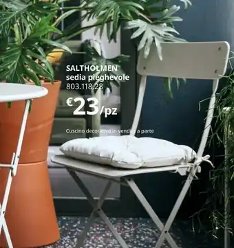 IKEA Saltholmen Sedie Pieghevole offerta