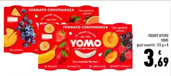 Conad Superstore YOGURT INTERO YOMO 125 g x 8 offerta