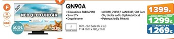 Expert Samsung Series 9 QN90A 127 Cm (50") 4K Ultra HD Smart TV Wi-Fi Nero offerta