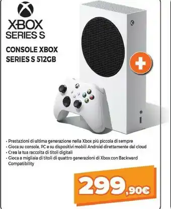 Expert Microsoft Xbox Series S Bianco 512 GB Wi-Fi offerta