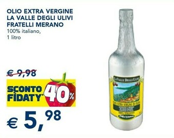 Fratelli merano Olio Extra Vergine La Valle Degli Ulivi
