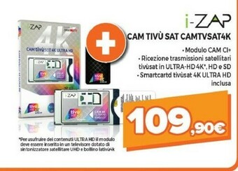 Expert I-Zap Cam Tivu Sat Camtvsat4k offerta