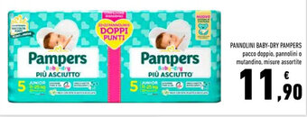 Conad Superstore PANNOLINI BABY-DRY PAMPERS offerta