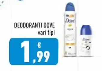 Conad Superstore DEODORANTI DOVE vari tipi offerta