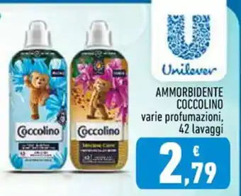 Conad Superstore Unilever AMMORBIDENTE COCCOLINO 42 lavaggi offerta