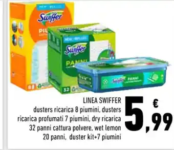 Conad Superstore LINEA SWIFFER 20 panni, duster kit+7 piumini offerta
