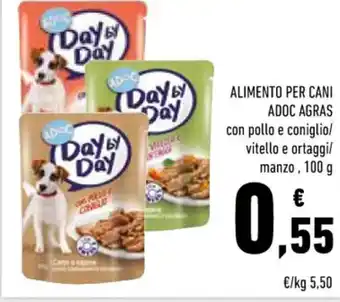 Conad Superstore ALIMENTO PER CANI ADOC AGRAS 100 g offerta